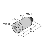 Przetwornik ciśnienia PT500PSIG-2045-I2-H1143 - Turck