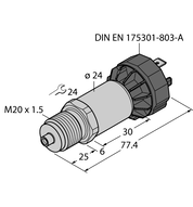 Przetwornik ciśnienia PT1000R-2020-IX-DA91 - Turck