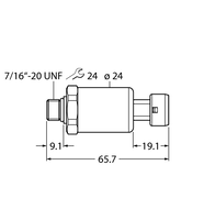 Przetwornik ciśnienia PT7500PSIG-2105-U6-MP11 - Turck