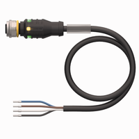 Przewód elementu wykonawczego/czujnika, PUR RKC4.4T-P7X2-10/TXL - Turck