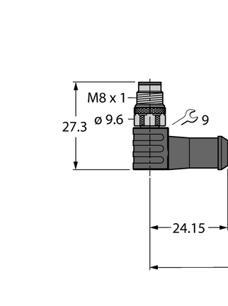 Przewód elementu wykonawczego/czujnika, PUR PSWS3M-2/TXL - Turck