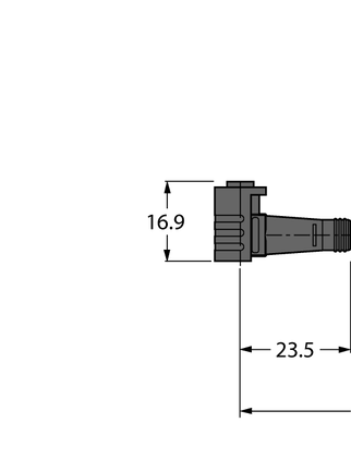 Przewód elementu wykonawczego/czujnika, PUR PKW4Z-2/TXL - Turck
