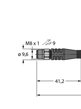 Przewód elementu wykonawczego/czujnika, PVC PSGV4M-2/TEL - Turck