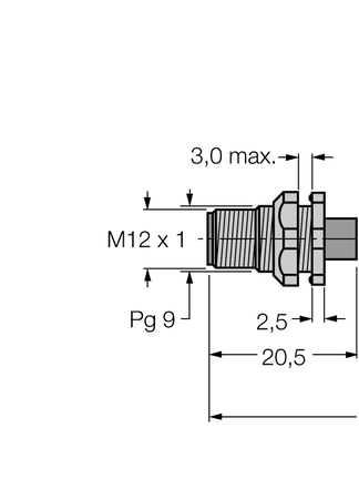 Przewód przemysłowy Ethernet FSSD 841-0.5M - Turck