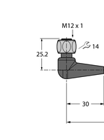 Przewód przyłączeniowy PVC WKH4-5-RSH4/TFE - Turck