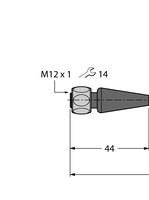 Przewód przyłączeniowy PVC RKH4-5-PSGH3M/TFE - Turck