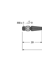 Przewód przyłączeniowy PVC PSGH4M-2/TFE - Turck