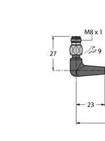 Przewód przyłączeniowy PVC PSWH4M-5/TFE - Turck