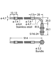 Przewód z włókna szklanego IAT23SMVF1.1X.8 - Turck