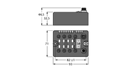 Stacja sieciowa BL Compact dla DeviceNet BLCDN-8M8S-8DI-P - Turck
