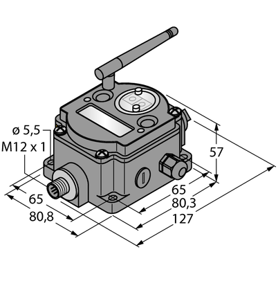 System transmisji radiowej DX80DR2M-H2 - Turck