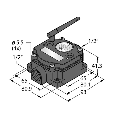 System transmisji radiowej DX80G2M6S-PM8 - Turck
