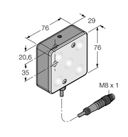 System wizyjny LEDWA70XD5-PM - Turck