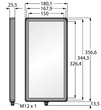 System wizyjny LEDBB300X150PW2-XQ - Turck