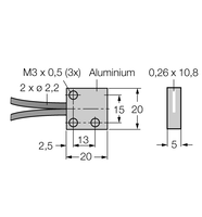 Światłowód z tworzywa sztucznego PBR1X326U - Turck
