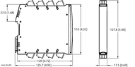 Wzmacniacz przełączający izolacyjny IMX18-DI03-4S-5R-S/24VDC/CC - Turck