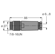 Złącze rozbieralne BS4140-0/9 - Turck