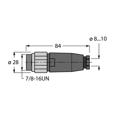 Złącze rozbieralne BSV4140-0/11 - Turck