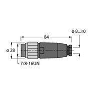 Złącze rozbieralne BSV4140-0/11 - Turck