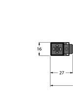 Złącze zaworowe C VC8S22-T80E-0.3-RSC5.31T/TXL - Turck