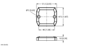 Znacznik UHF TW860-960-Q47L51-M-B112 - Turck