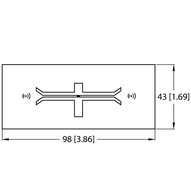 Znacznik UHF TW865-868-L98-43-M-B112-100PCS - Turck