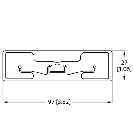 Znacznik UHF TW860-960-L97-27-P-B40-3KPCS - Turck
