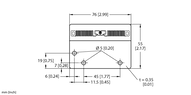 Znacznik UHF TW860-960-L76-55-M-HT-B122 - Turck