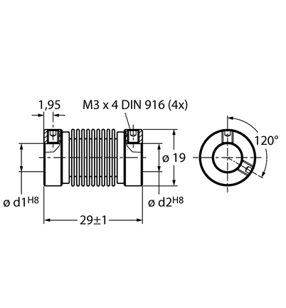 Element RCS-19-12-12 - Turck