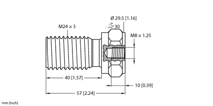 Adapter montażowy MA-M8-M24 - Turck