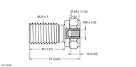 Adapter montażowy MA-M8-M24 - Turck