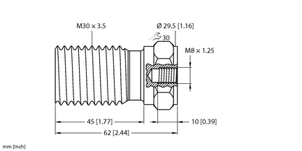 Adapter montażowy MA-M8-M30 - Turck