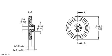 Element RA-MW-B0-6.5-PS1-6 - Turck