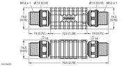 Adapter AD-FSM4.5-FSM4.5 - Turck