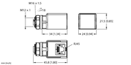 Element dla systemów Fieldbus FKSDD RJ45SF 44 - Turck
