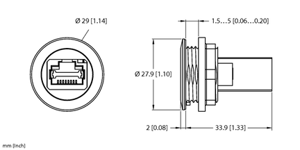 Adapter RJ45SF-RJ45SF-88 - Turck