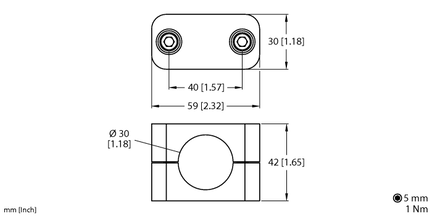 Element montażowy BSM-30 - Turck