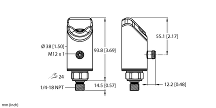 Czujnik ciśnienia PS510-100-03-2UPN8-H1141 - Turck