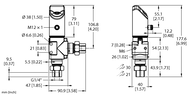 Czujnik ciśnienia PS326-1D-01-2UPN8-H1141 - Turck