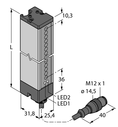 Czujnik fotoelektryczny LX3EQ - Turck