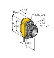 Czujnik fotoelektryczny QS186E - Turck