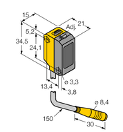 Czujnik fotoelektryczny QS18K6AF120Q - Turck