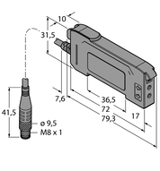 Czujnik fotoelektryczny DF-G1-PS-Q3 - Turck