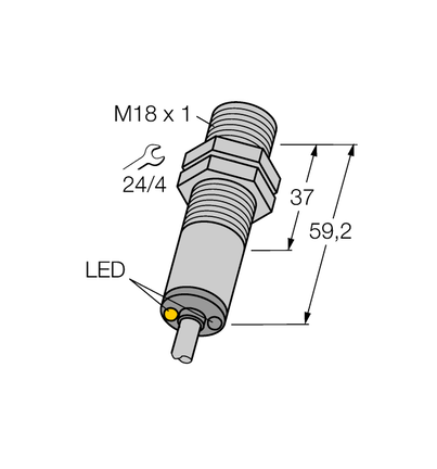 Czujnik fotoelektryczny M186E - Turck