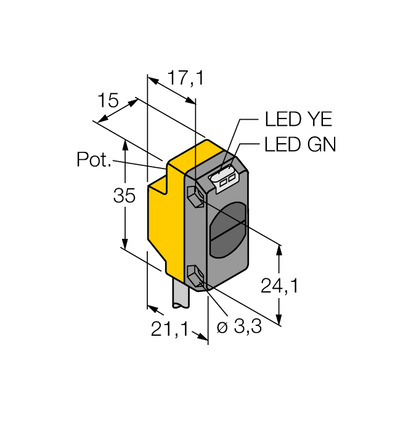 Czujnik fotoelektryczny QS18VP6DB - Turck