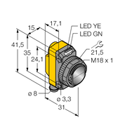 Czujnik fotoelektryczny QS186EQ7 - Turck