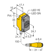 Czujnik fotoelektryczny QS186EBQ - Turck