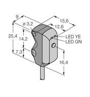 Czujnik fotoelektryczny VS3RN5XLV - Turck