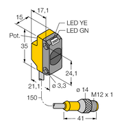 Czujnik fotoelektryczny QS18VP6DBQ5 - Turck