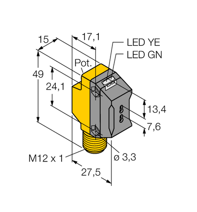 Czujnik fotoelektryczny QS18VP6FPQ8 - Turck